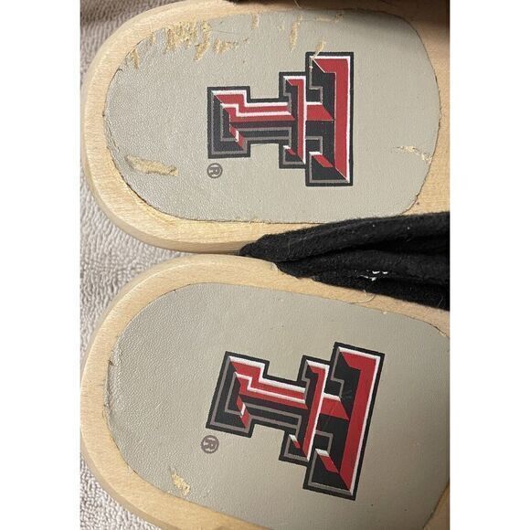 Texas Tech University Clogs/Mules Black With Logo Women's Size 11‎ - Picture 5 of 5